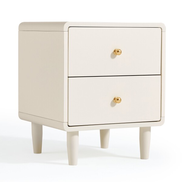 Penthea Bedside Table (Off-White)