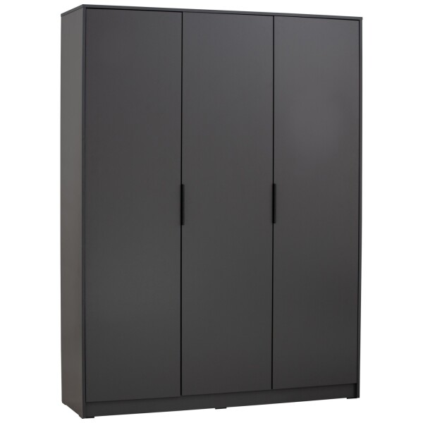 Volos 3 Door Wardrobe(Black)