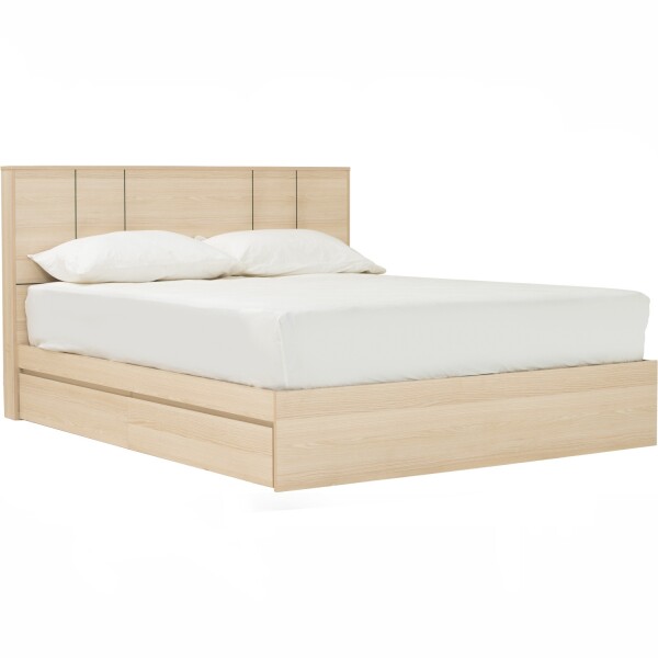 Harrington Queen Bed with Storage(Coimbra Colour)